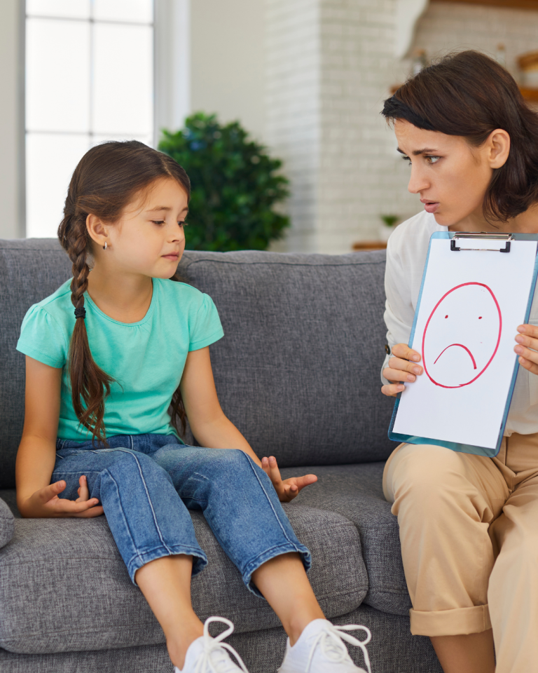 White Blue And Navy Modern Professional Child Behavior Counseling Services Instagram Post (2)